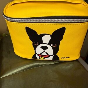 Marc Tetro Yellow Dog Cosmetic / Travel Case – New With Tags